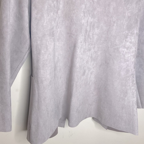 FDJ Microfiber Open Front Light Mauve Jacket - Picture 10 of 15